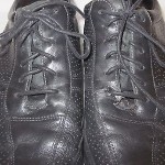 COLE HAAN Mens DRIVING Black Leather Oxford SNEAKERS Used SHOES Size 9.5