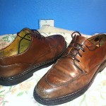 MENS COLE HAAN BROWN OXFORDS CASUAL SIZE 9 M USED