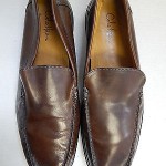 Cole Haan Nike Air Brown Leather Slip-On Loafers 12 M