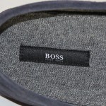 HUGO BOSS GIFT SET Navy Blue Drivers Loafers 7 40 Mens Casual Moccasins .5