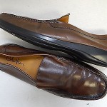 Cole Haan Nike Air Brown Leather Slip-On Loafers 12 M