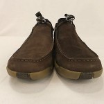 COLE HAAN NIKE AIR Brown Nubuck Leather Slip-on Moccasin Casual Shoes Mens 7 1/2