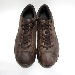 DIESEL VIKING MENS BROWN LEATHER SNEAKERS SHOES SIZE 12