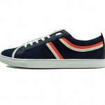 $225 Hugo Boss ORANGE Label Navy Blue Mens 9 42 Fashion Sneakers Shoes 8.5