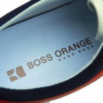 $225 Hugo Boss ORANGE Label Navy Blue Mens 9 42 Fashion Sneakers Shoes 8.5