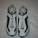 DIESEL Men Shoes White & Blue Leather Upper Size 12