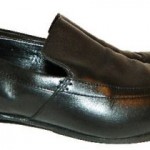 HUGO BOSS Sz 9.5 Black Leather Loafers