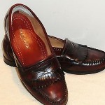 Cole Haan Men’s Burgundy Leather Kiltie Loafers Size 8-9 M