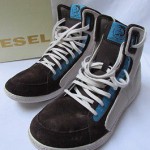 NEW DIESEL MEN FU-LL DARK BROWN NIGHT FASHION ARMY BOOTS SHOES $295 SIZE 8.5 US