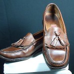 COLE HAAN CITY Mens Brown Leather Loafers W/ Tassels US 11.5 B Narrow