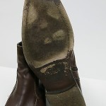 HUGO BOSS Brown Leather Ankle Boots, size 10.5