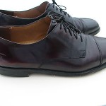 COLE HAAN MENS DARK BURGUNDY LEATHER OXFORD SHOES SIZE 11 D