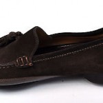 Cole Haan Country Mocassin Brown Suede Tassle Loafer Shoes  8.5 M Italy