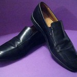 Cole Haan Nike Air Size 13 Mens Black Slip On Shoes Leather