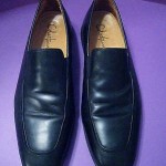 Cole Haan Nike Air Size 13 Mens Black Slip On Shoes Leather