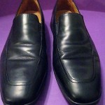 Cole Haan Nike Air Size 13 Mens Black Slip On Shoes Leather