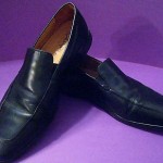 Cole Haan Nike Air Size 13 Mens Black Slip On Shoes Leather