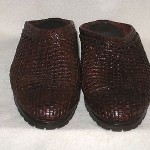 MEN’S COLE HAAN RESORT CLOG SLIP-ONS BROWN LEATHER SHOES EUC  SIZE 10 M