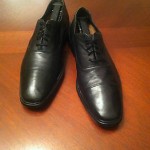 MEN’S COLE HAAN BLACK LEATHER OXFORD CASUAL DRESS SHOES SIZE 8