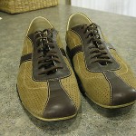 Mens COLE HAAN Nike Air Two Tone Leather Casual Shoes Size C03991 10.5 VERY GOOD