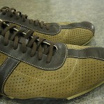 Mens COLE HAAN Nike Air Two Tone Leather Casual Shoes Size C03991 10.5 VERY GOOD