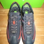 NEW HUGO BOSS GREEN LABEL STIVEN NAVY MEN WALKING SHOES Size 10 US