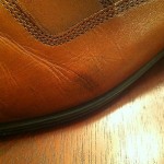 MEN’S COLE HAAN COGNAC LEATHER OXFORD CASUAL DRESS SHOES SIZE 12