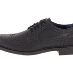 New Cole Haan COOPER SQ SQUARE WINGTIP Shoes size 10.5 $298 BLACK REFLECTIVE