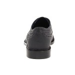 New Cole Haan COOPER SQ SQUARE WINGTIP Shoes size 10.5 $298 BLACK REFLECTIVE