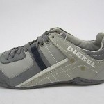 MENS DIESEL TRACKKERS KORBIN II DARK GREY/LIGHT GREY/BLUE SIZE US 13 NIB #1D