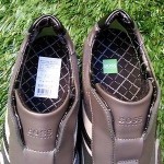 Mens Hugo Boss Space Up Slip On Dark Grey Leather Shoes -Size 10-NWT Retail $150