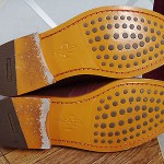 MENS COLE HAAN BURGUNDY AIR MONROE PENNY  LOAFERS SHOES SZ-8 M