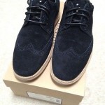 COLE HAAN LUNARGRAND WINGTIP OXFORD BLACK SUEDE SIZE 8.5