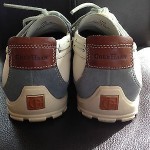 Cole Haan Men’s Size 11 M White Leather & Blue Suede Yacht shoes – Vibram sole