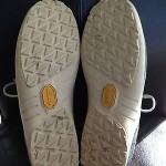 Cole Haan Men’s Size 11 M White Leather & Blue Suede Yacht shoes – Vibram sole