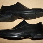 COLE HAAN Slip On Loafers, Black Leather with Nike Air – Size 8.5 M