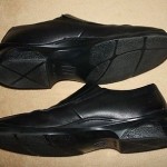 COLE HAAN Slip On Loafers, Black Leather with Nike Air – Size 8.5 M