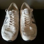 DIESEL REMY White Leather Shoes Sneakers Men’s SZ. US 12/ EUR 45
