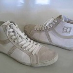 BOSS Orange by Hugo Boss Beckville Mid Sneaker Shoes White Men’s Sz 9 US