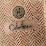Cole Haan Canvas Slip Ons  Leather Trim Woven Bottom Rubber Sole Mens Size 15M