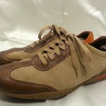 Cole Haan Mens Suede Leather Tan Brown Orange Sneakers Loafers Sz 10 M