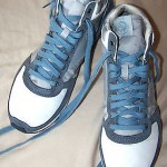 MENS DIESEL GRAY ATHLETIC HIGH TOP SNEAKERS TENNIS CASUAL SHOE 9.5 EXCELLENT