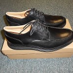 New Cole Haan Lunargrand Apron Oxford Black Size 10.5 M