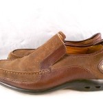 Cole Haan Men Brown Leather Nike Air Loafers Casual Mocs Size 10.5M