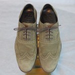 Men’s Cole Haan Nike Air Colton Grey Suede Leather  13 M Wingtip Oxfords Casual