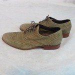 Men’s Cole Haan Nike Air Colton Grey Suede Leather  13 M Wingtip Oxfords Casual