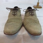 Men’s Cole Haan Nike Air Colton Grey Suede Leather  13 M Wingtip Oxfords Casual