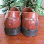 Cole Haan Adrien Penny Mens 9M Saddle Tan Brown Leather Casual Loafer Shoes