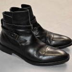 100% Authentic HUGO BOSS Black Ankle Boots Shoes Size 9.5