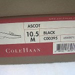 Cole Haan Ascot model in black, 10.5 M